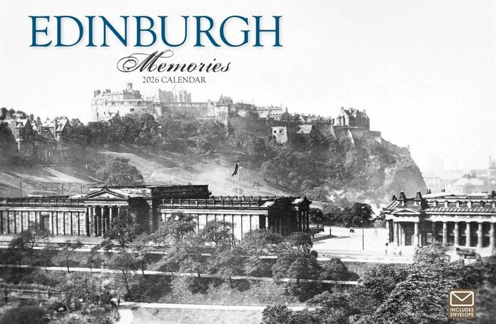 Edinburgh Memories A4 Calendar 2026