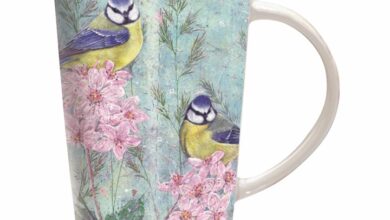 Enchanted Blue Tits Riverbank Mug