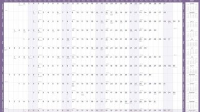 Essential A1 Poster Planner 2026