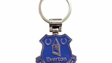 Everton FC Crest Shaped Keyring
