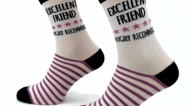 Excellent Friend Socks - Size 4 - 8