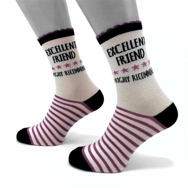 Excellent Friend Socks – Size 4 – 8