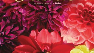Flowers Mini Calendar 2026