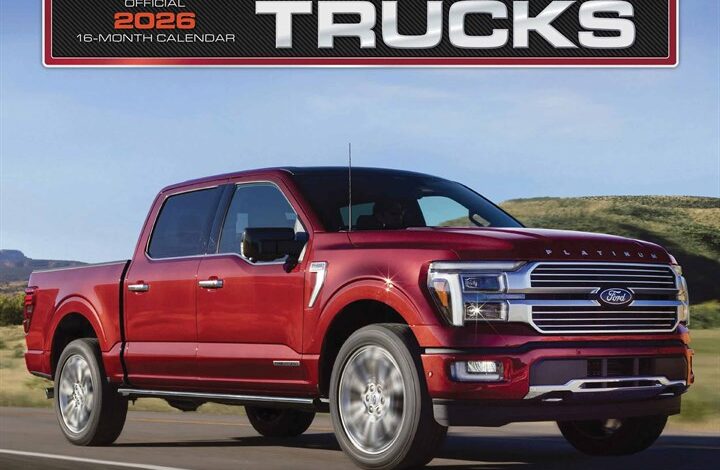 Ford F150 Trucks Calendar 2026