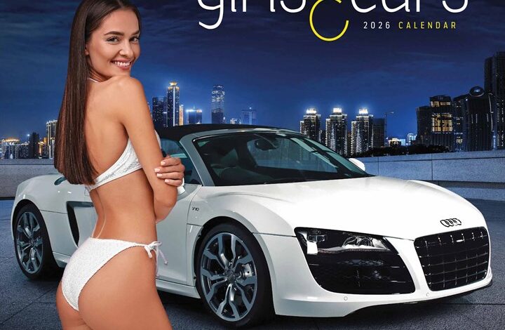 Girls & Cars Calendar 2026