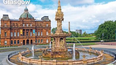 Glasgow A4 Calendar 2026