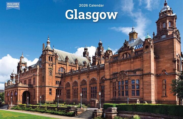 Glasgow A5 Calendar 2026