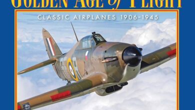Golden Age Of Flight Desk Calendar 2026