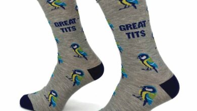 Great Tits Socks - Size 7 - 11