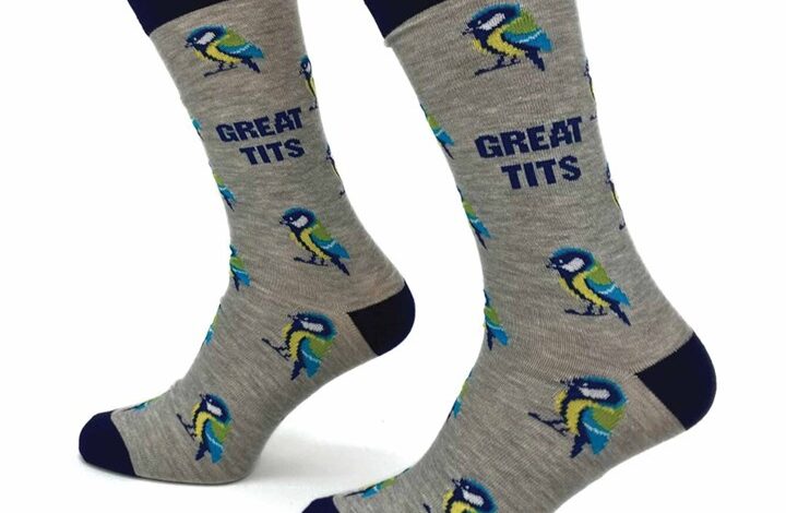 Great Tits Socks - Size 7 - 11