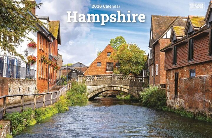 Hampshire A5 Calendar 2026