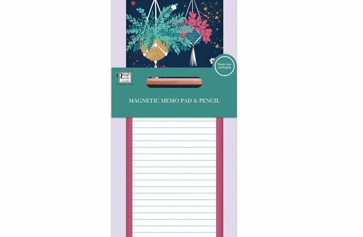 Happy Plants Magnetic Memo Pad