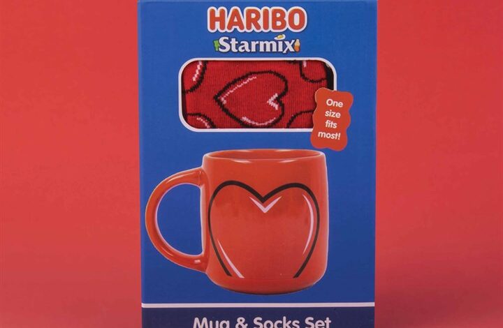 Haribo Heart Mug & Sock Set