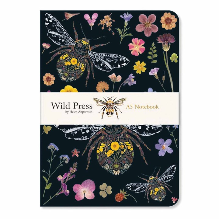 Helen Ahpornsiri, Bumblebees A5 Notebook