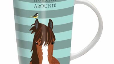 Horsing Around Latte Mug