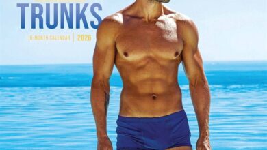 Hunks In Trunks Calendar 2026