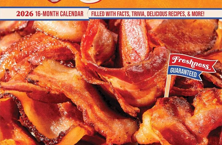 I Love Bacon Calendar 2026