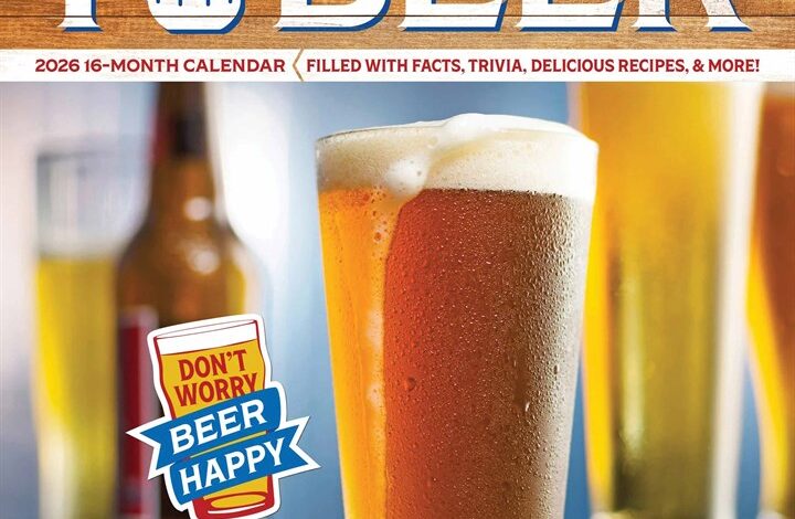 I Love Beer Calendar 2026