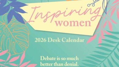 Inspiring Women Desk Calendar 2026