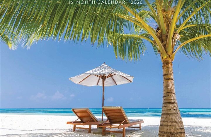 Island Paradise Calendar 2026