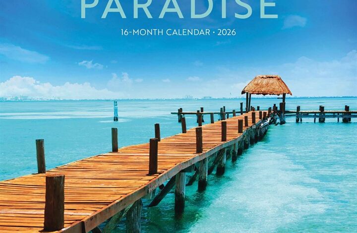 Island Paradise Mini Calendar 2026