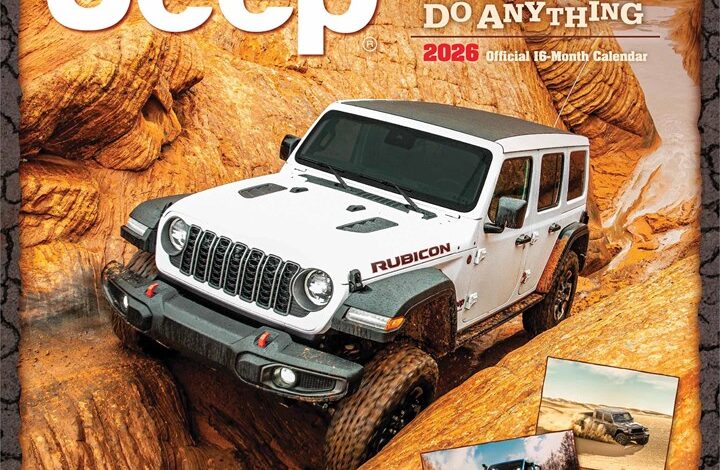 Jeep Calendar 2026