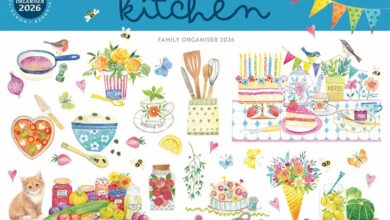 Life In The Kitchen A4 Family Organiser 2026