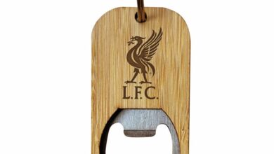 Liverpool FC Bamboo Keyring Bottle Opener