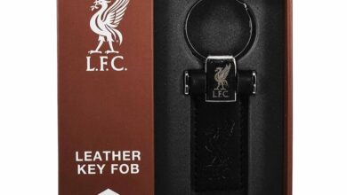 Liverpool FC Leather Keyring