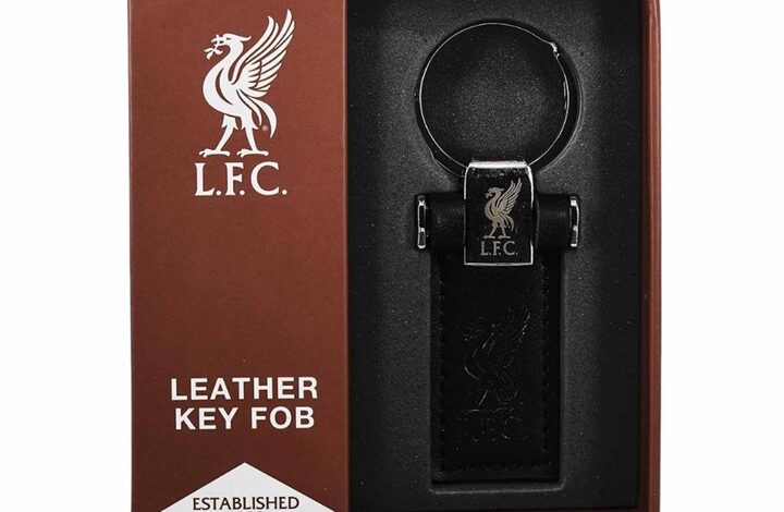 Liverpool FC Leather Keyring