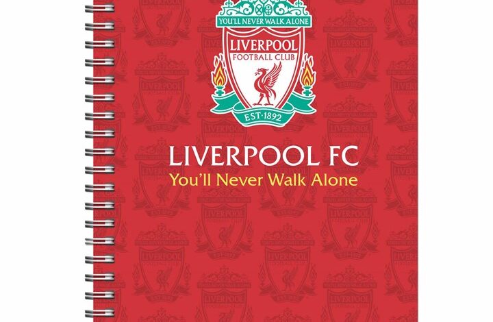 Liverpool FC Spiral Crest A5 Notebook