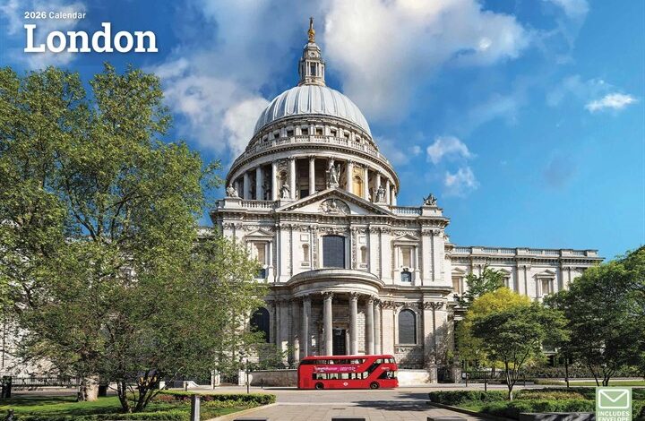 London A4 Calendar 2026