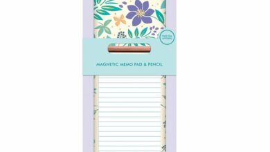 Lucilla Lavender Magnetic Memo Pad