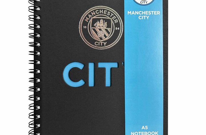 Manchester City FC A5 Spiral Notebook
