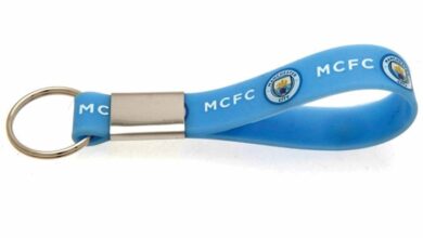 Manchester City FC Silicone Keyring