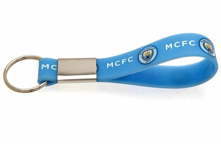 Manchester City FC Silicone Keyring