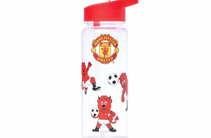 Manchester United FC Mascot Water Bottle