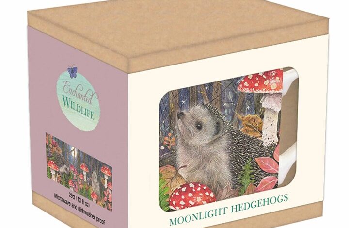 Moonlight Hedgehogs Tarka Mug