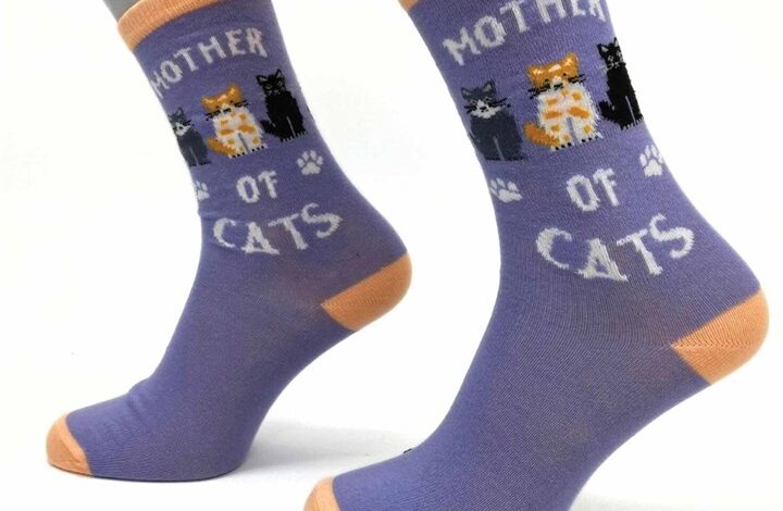 Mother of Cats Socks - Size 4 - 8