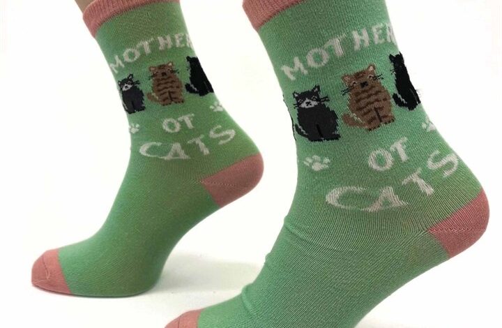Mother of Cats Socks - Size 4 - 8