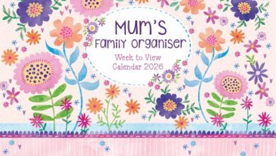 Mum's A4 Family Organiser 2026