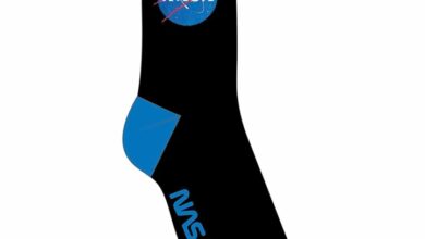 NASA Blue Socks - Size 7 - 11