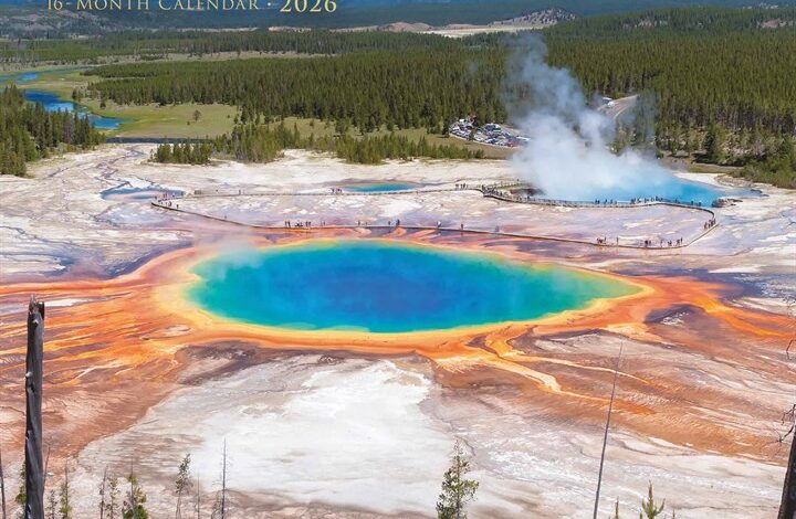 National Parks Mini Calendar 2026
