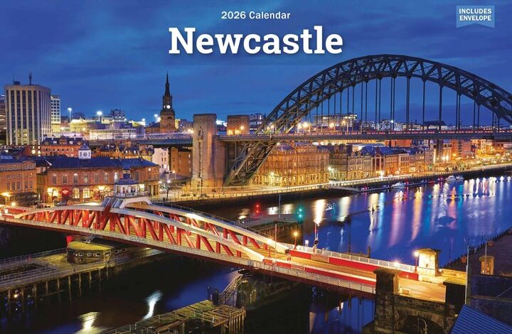 Newcastle A5 Calendar 2026