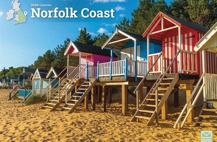 Norfolk Coast A4 Calendar 2026