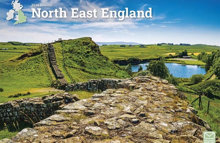 North East England A4 Calendar 2026