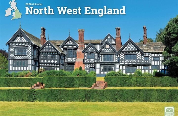 North West England A4 Calendar 2026