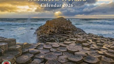 Northern Ireland A4 Calendar 2026