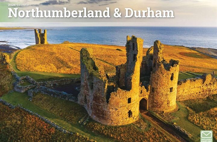 Northumberland & Durham A4 Calendar 2026