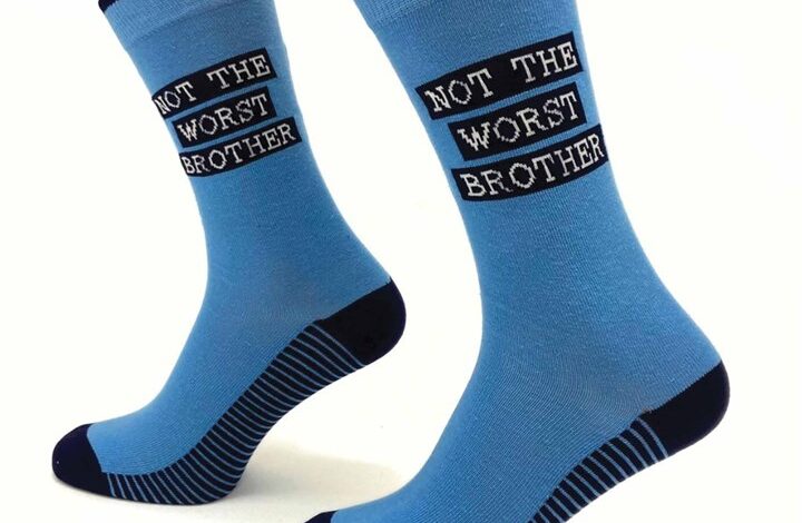 Not the Worst Brother Socks - Size 7 - 11